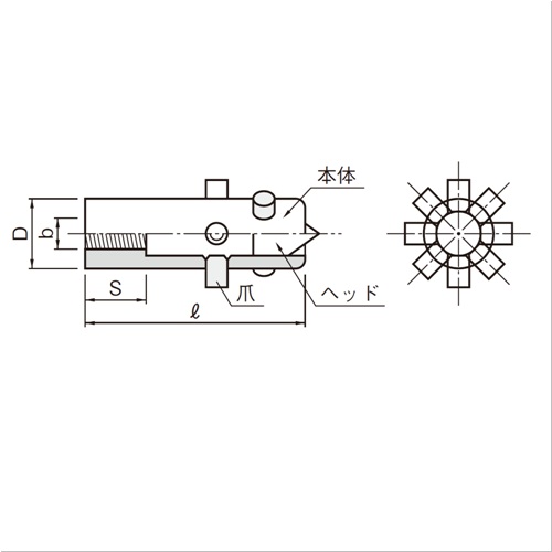 根付 スギカウ / ALC用 めねじプラグダブル XDX-10