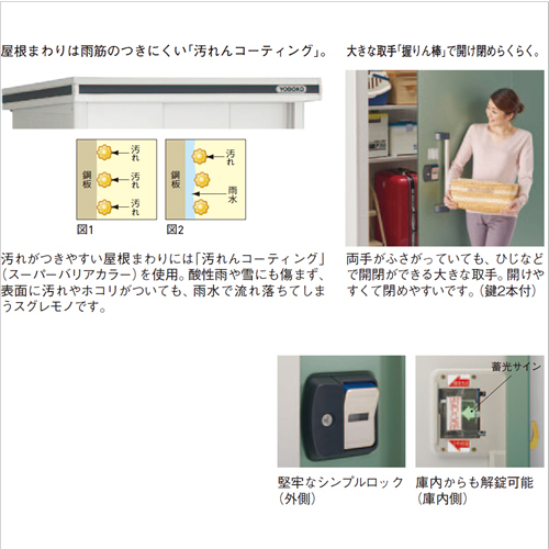 エルテ　置物 淀川製鋼所 エルモ LMD-2508 (物置き) 価格比較 - 価格.com