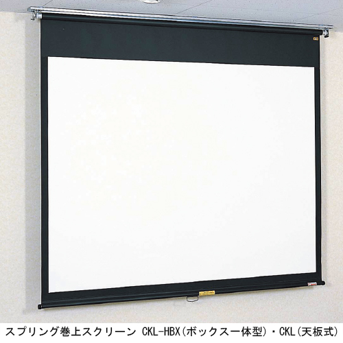 スギカウ / スプリング巻上スクリーン CKL-250 ナノホワイト 4:3