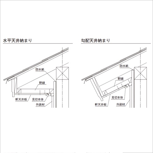 スギカウ / 防火通気見切り縁 エンドカバー左 BM2-ELWH