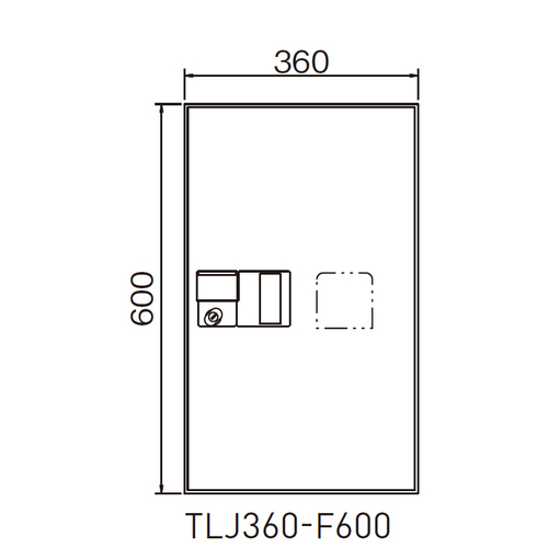 スギカウ / デリバリーボックス KS-TLJ360-F600N-BK