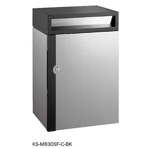 スギカウ / オフィス用ポスト KS-MB30SF-C-BK ポール付け ブラック