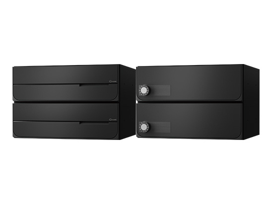 スギカウ / D-ALL KS-MB4302PY-2L-BK 2戸用 静音大型ダイヤル錠