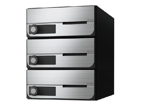 スギカウ / D-ALL KS-MB6202PU-3L-S 3戸用 静音大型ダイヤル錠