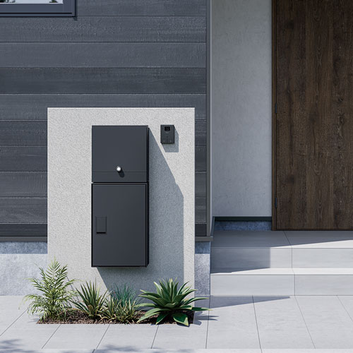 スギカウ / 宅配ボックス Nasta Box LIGHT TL05RAC-P455-BK ブラック L