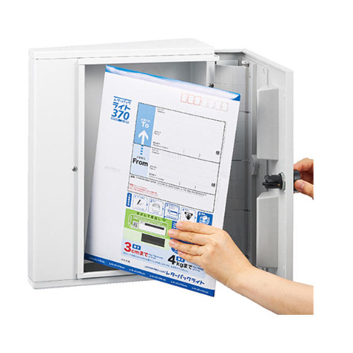 デザインポスト KS-MB31SN-L-DB ダークブラウン W340×H400×D148