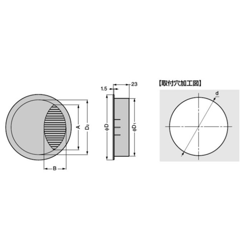 Amazon.co.jp: 屋外 通気口カバー 角型 300mm〜400mm 換気口 Air