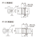 FRPグレーチング用取付金具 FF-5、FF-5R