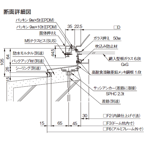 スギカウ ポリカドーム F6t