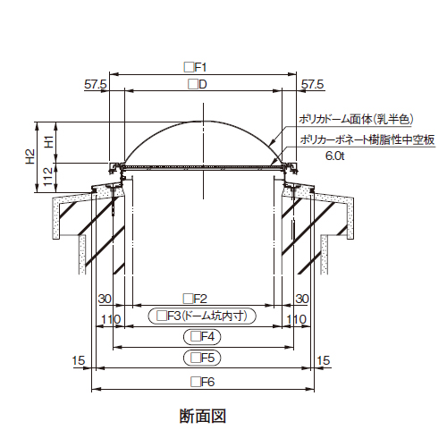 スギカウ / ポリカドーム F6TW