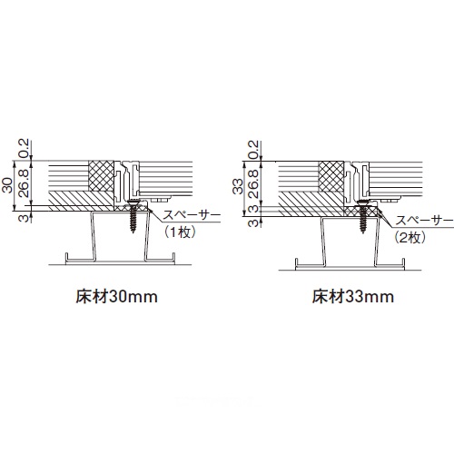 スギカウ / ダイケン 鋼製下地用床点検口 DIKSP2-606