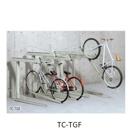 スギカウ / 二段式静音不着式自転車ラック TC-TGF