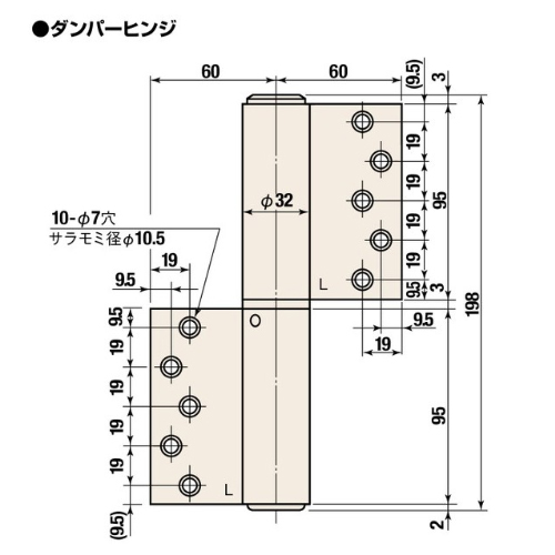 トト スギカウ / オートヒンジ 丁番型 屋内ドア用 112SL シルバー