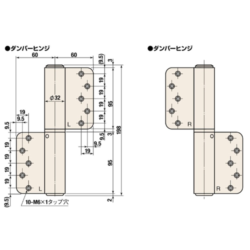スギカウ / オートヒンジ 丁番型 屋内ドア用 143L シルバー スギカウ / オートヒンジ 丁番型 屋内ドア用 143L シルバー
