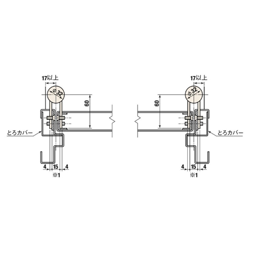 スギカウ / オートヒンジ 丁番型 屋内ドア用 143 L-T シルバー