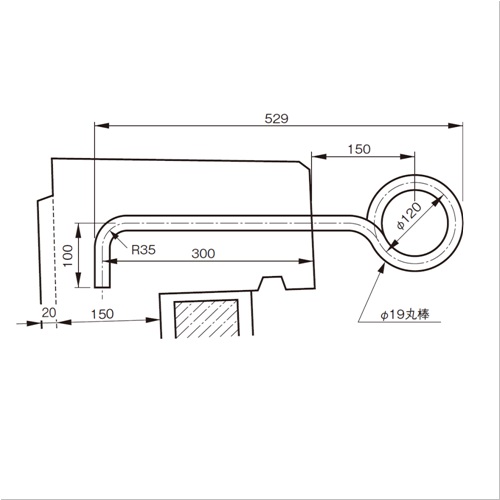 スギカウ / SUS KU吊金具 52型