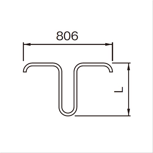 スギカウ / SUS 梁付け吊環 450x806 スギカウ / SUS 梁付け吊環 450x806