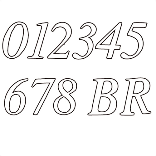 スギカウ / SUS階数表示 NS01-7