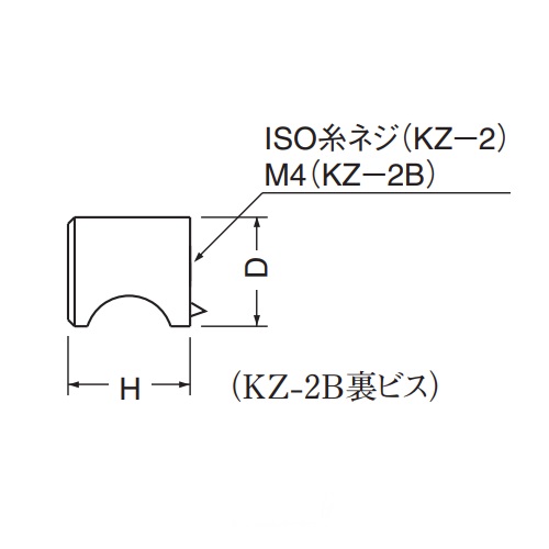 みみ スギカウ / ニューカットツマミ裏ビス 22 ホワイト KZ-2B