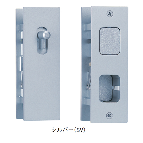 スギカウ / 引違両面プッシュ錠 ASRP-210SV DT36 シルバー