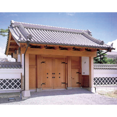 スギカウ / 柱木製用 350 90mm 飾座付掘込門肘坪 真鍮本磨き