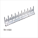 防犯金具SUSアムレットI型 忍び返し TH-115IBK