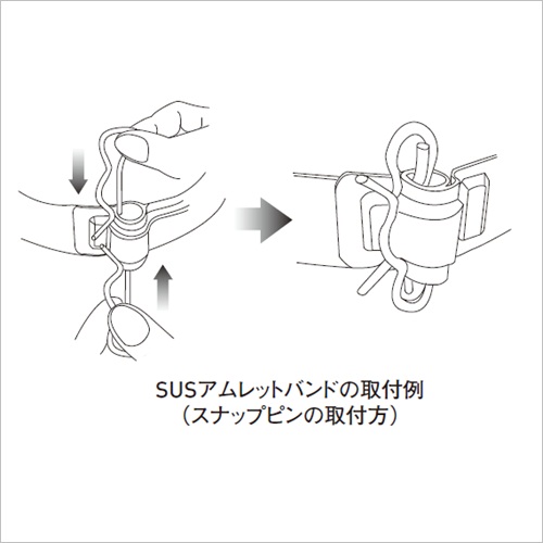 スギカウ / SUSアムレットバンド用部品上下セット (TH-OF・TH-800B 各2
