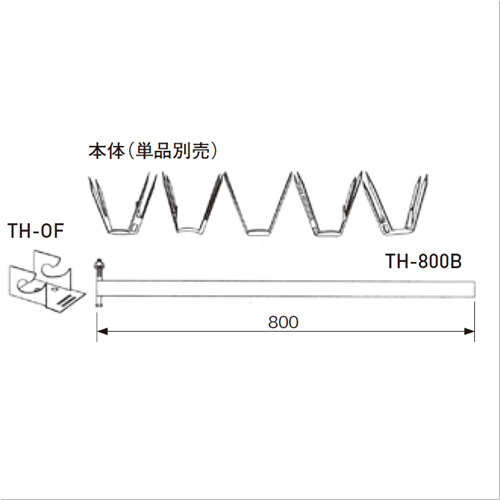 スギカウ / SUSアムレットバンド用部品(TH-OF・TH-800B 各1個ずつ)