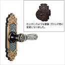 宮殿3号 レバー錠 BS60 ブラウン(塗装)