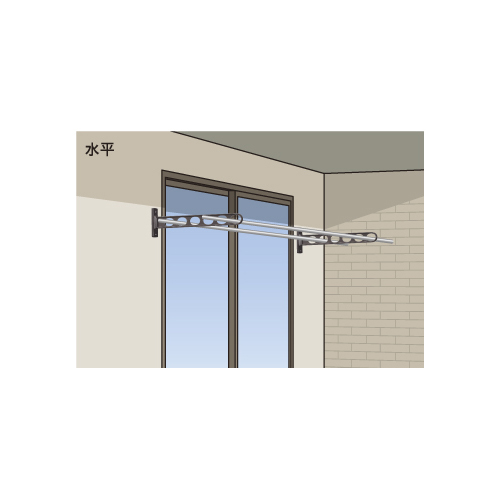 スギカウ / ホスクリーン 窓壁用固定タイプ EK55BL