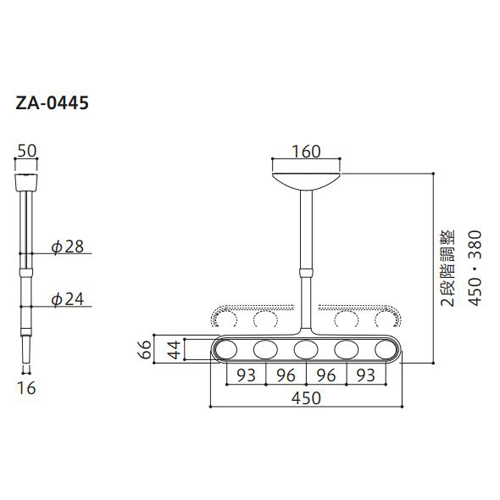 スギカウ / ホスクリーン 軒天用 ZA-0445-PW