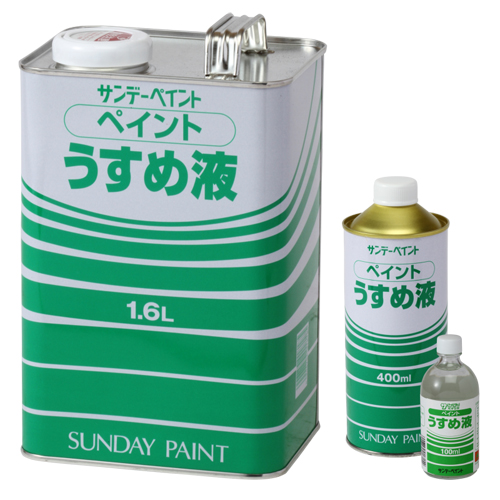 ペイントうすめ液4L スギカウ / ペイントうすめ液 4L