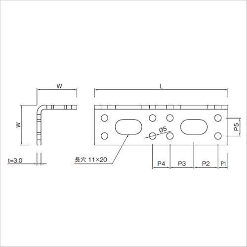 スギカウ / パワー補強金物 パワーアングル LA-415