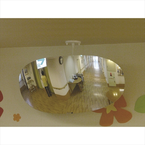 スーパーオーバル/SF81785×500mm(cm-275596)[1個] スーパーオーバル コミー 室内用 安全ミラー 通販モノタロウ