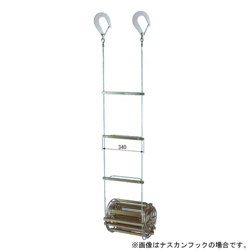 スギカウ / オリローワイヤーロープ式 4号 自在フック