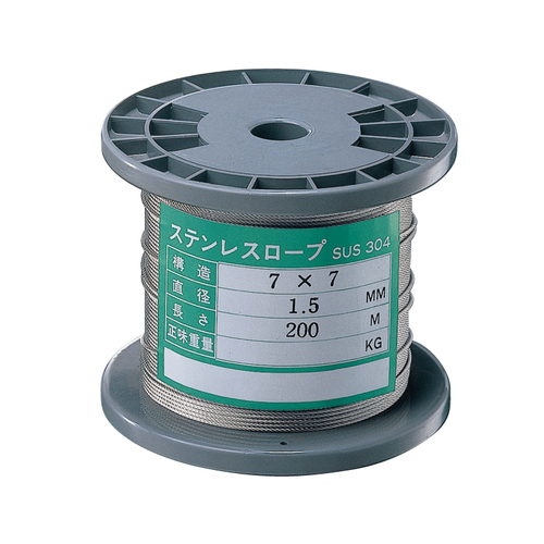 スギカウ / ステンワイヤーロープ S7-0.81 (7X7)200mコイル巻