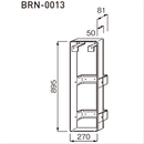 消火器ケース 取付ブラケット BRN-0013