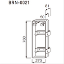 消火器ケース 取付ブラケット BRN-0021