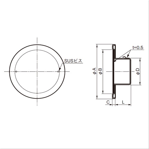 スギカウ / SUSクーラーキャップ SC-150A