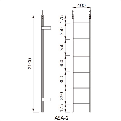 スギカウ / アルミASタラップ ASA-2DB 2100 ダークブロンズ