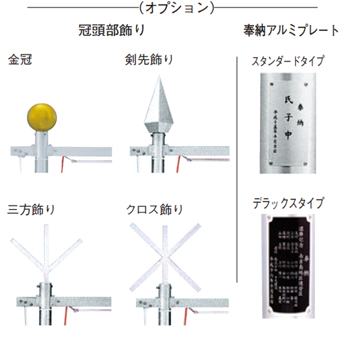 スギカウ / のぼりポール NPN-14U 埋込式