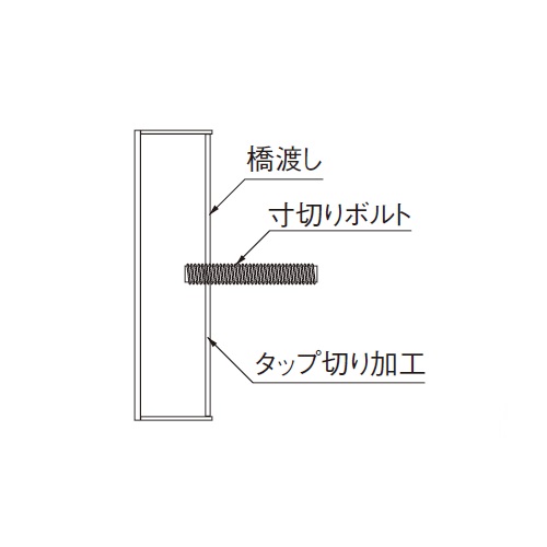スギカウ 亜鉛ボックス文字 400x30 塗装仕様 単色 正チャンネル