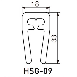 スギカウ / H鋼セーフティーガード HSG-09 グレー