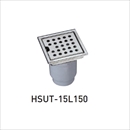 縦引きトラップ付排水ユニット SUSパンチング HSUT-15L150