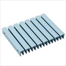 プール用樹脂グレーチング ブルー 曲線用 GRPR-25W150-A