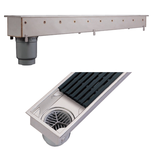 クレープくん スギカウ / 小川くん 排水ユニット屋内外兼用樹脂グレーチング深