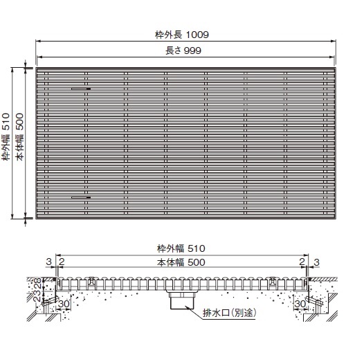 スギカウ / 樹脂すのこ SUGRA GRZ-25W500 ブラウン
