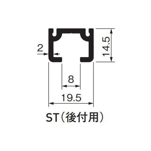 【値下げ】4175 pebble 800x2600 スギカウ / ピクチャーレイル ギャラリー ST(後付用) 2000mm ホワイト