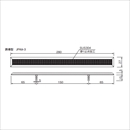 オールステン点字鋲 JFKA-3 誘導型