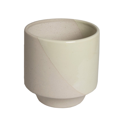 新品未使用品　thha_ ザーpod ザーポッド Y鉢 スギカウ / D&M(ディーアンドエム) タイドポット Φ10.5 クリーム